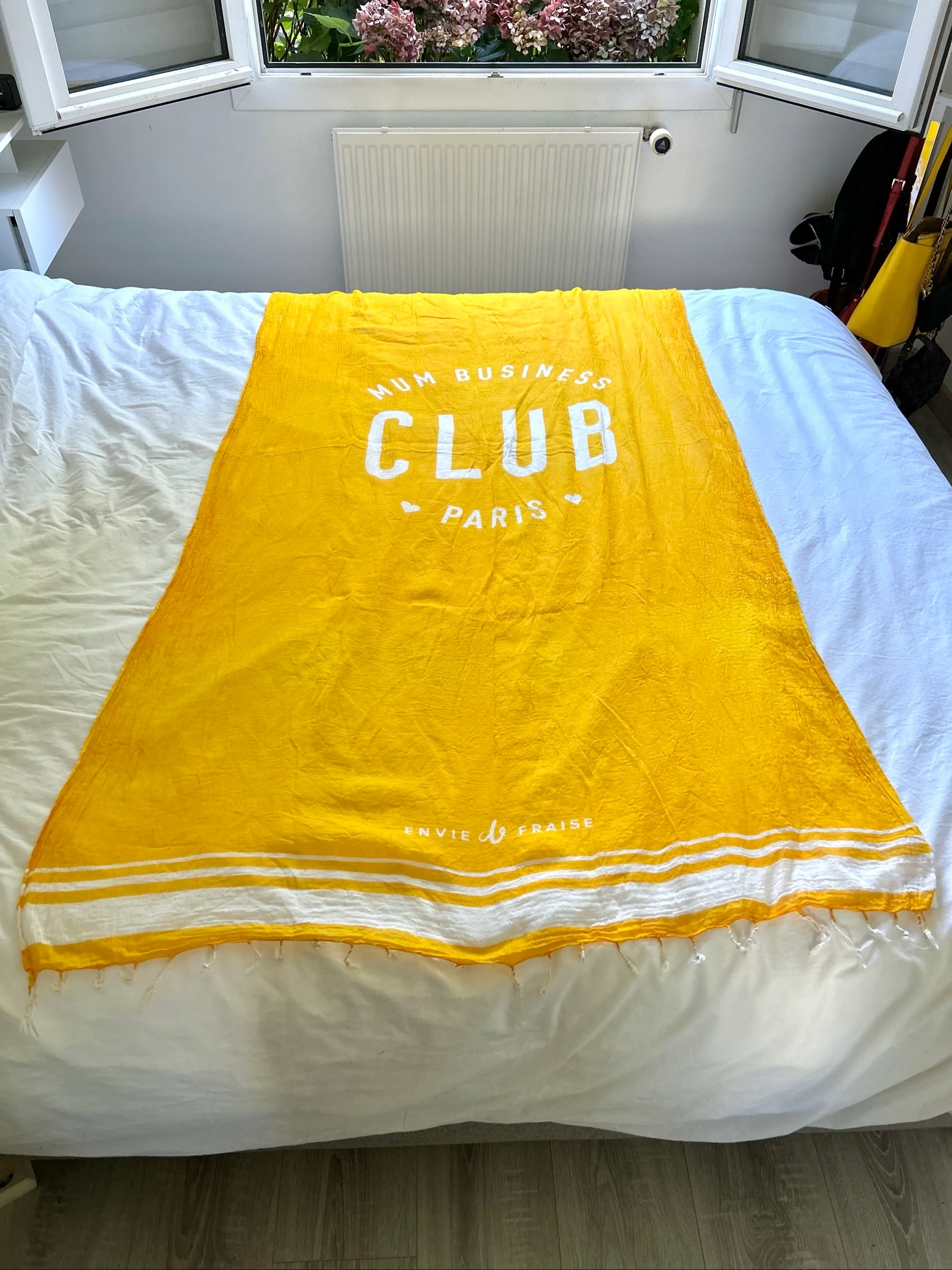 Parêo de praia amarelo vivo 100% algodão Envie de Fraise – photo 10
